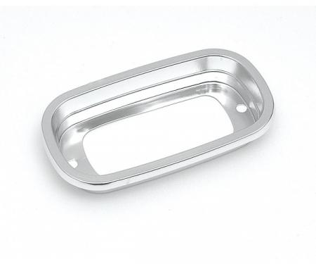 Chevy Truck Taillight Lens Bezel, Fleet Side, 1960-1966