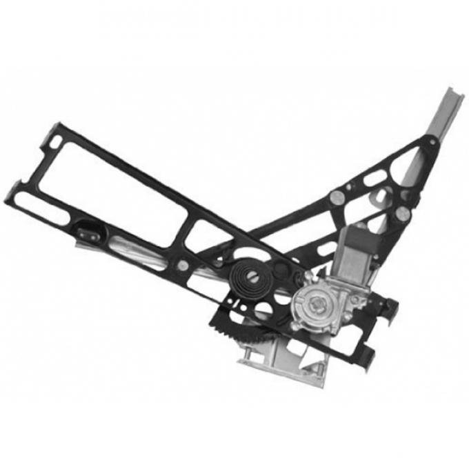 Corvette Window Regulator With Motor, Left, 1984-1996