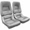 Corvette America 1978-1982 Chevrolet Corvette Leather Like Seat Covers 4" Bolster