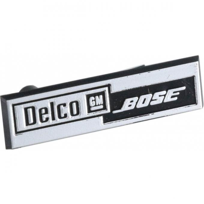 Speaker Emblem, Delco-Bose, Good Quality, 1984-1989