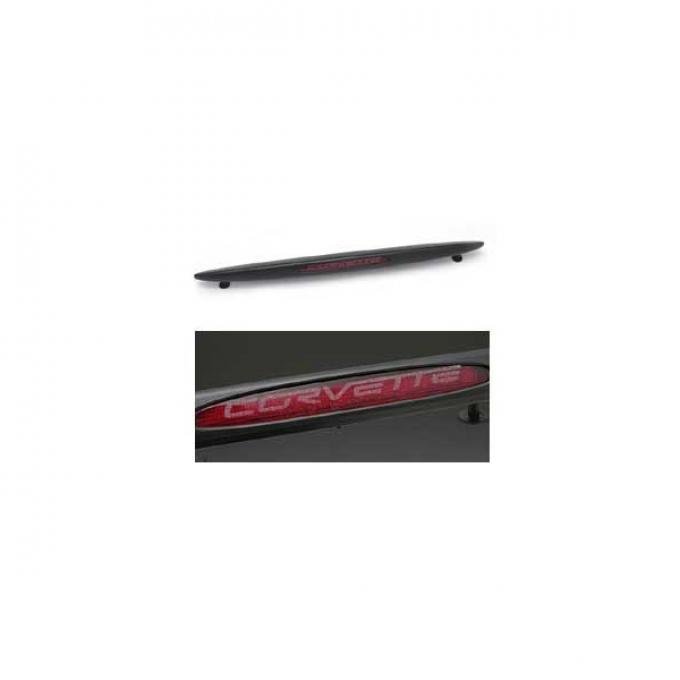 Corvette Third Brake Light Decal, Etched "Glass Look", 2005-2013