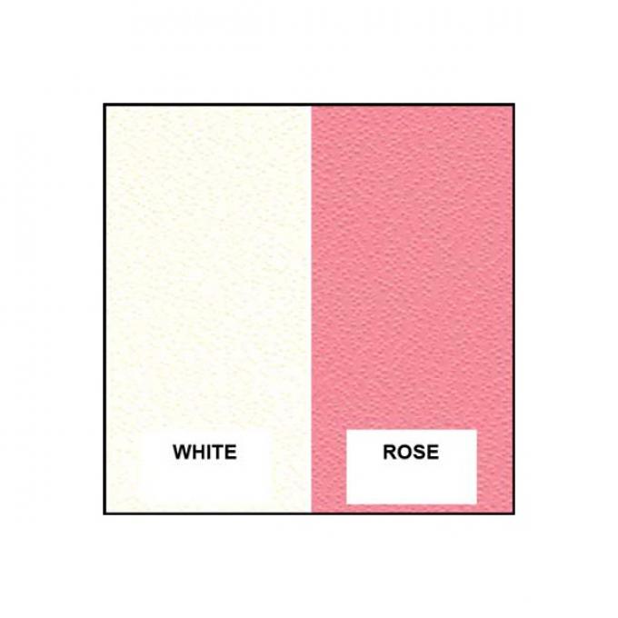 Door Panels - White & Rose Two Tone - Ford Crown Victoria -Body Style 64A or 64B