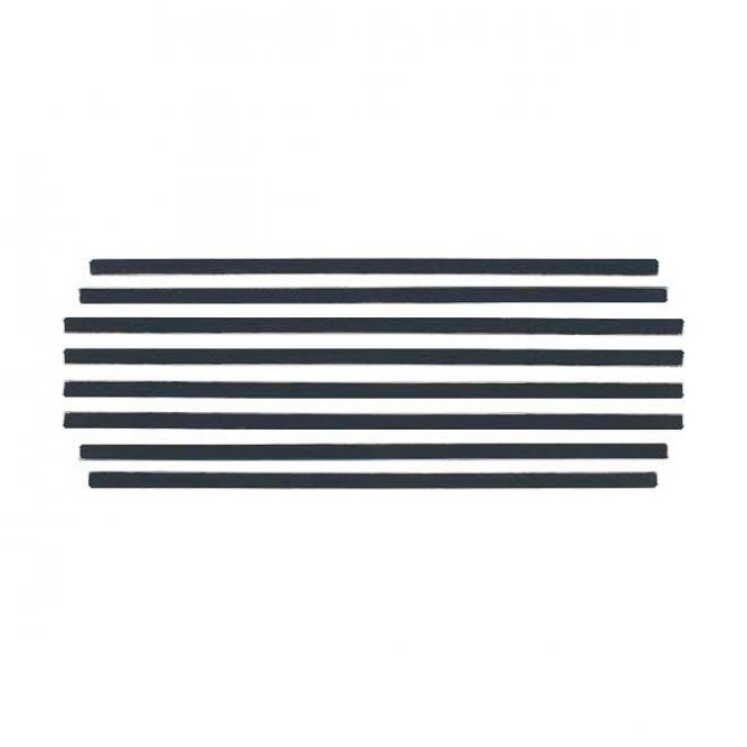 Belt Weatherstrip Kit - Doors & Quarter Windows - Replacement Type - 8 Pieces - Ford Convertible