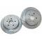 Camaro Rotor, Baer Sport, Slotted, Crossdrilled, Zinc Plated ,Rear, Base Model, 2010-2013