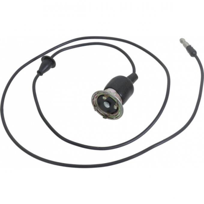 License Plate Light Wire - With Socket - 30 - Ford Station Wagon, Sedan Delivery & Ranchero