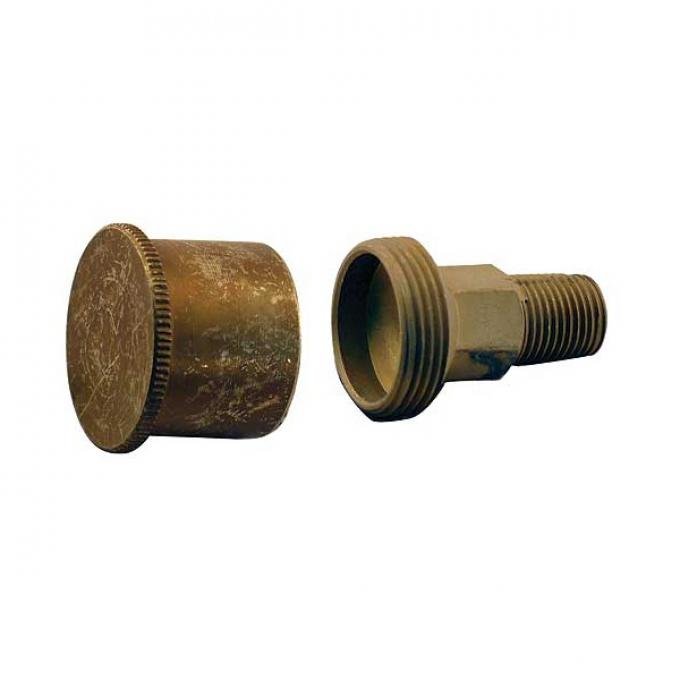 Model T Ford Steering Bracket Grease Cup - Brass