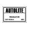 Voltage Regulator Decal - Without Air Conditioning - Autolite