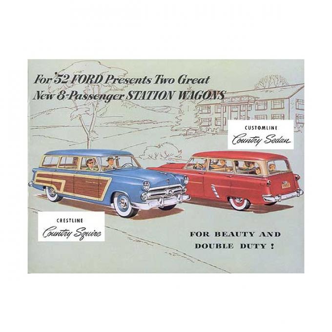 Ford Station Wagon Color Sales Brochure