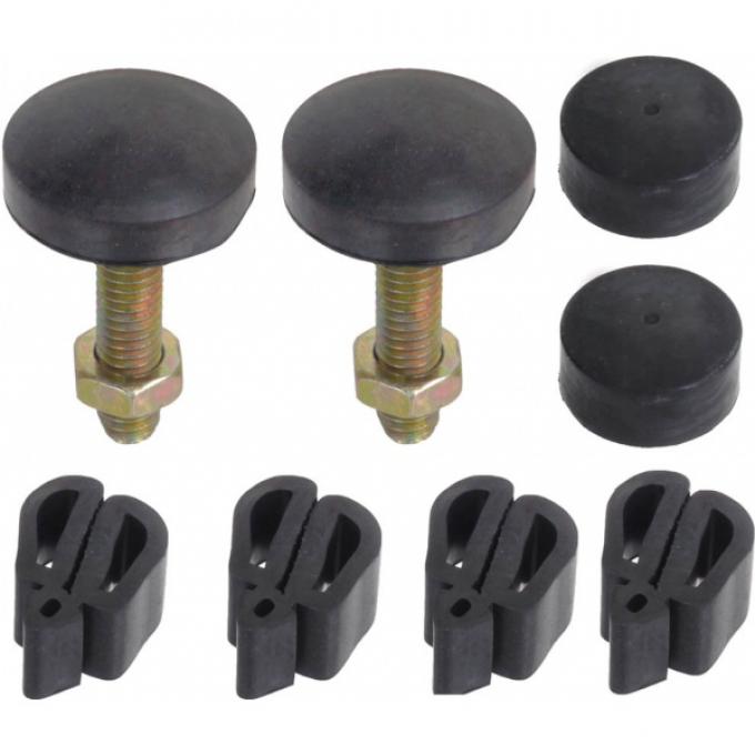 Hood Bumper Set - Complete - 8 Pieces - Before 9-1-70 - Ford