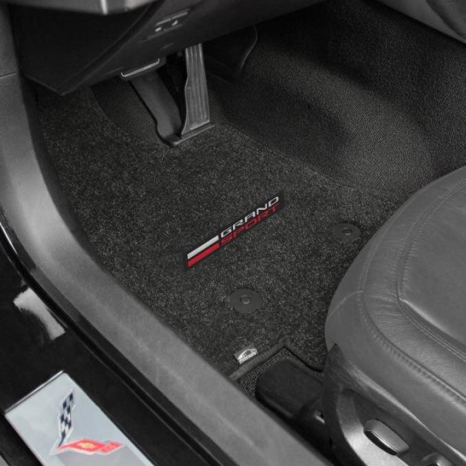 Lloyd Mats, Grey Floor Mats With Grand Sport Script| 600301 Corvette Stingray Only 2014-2017