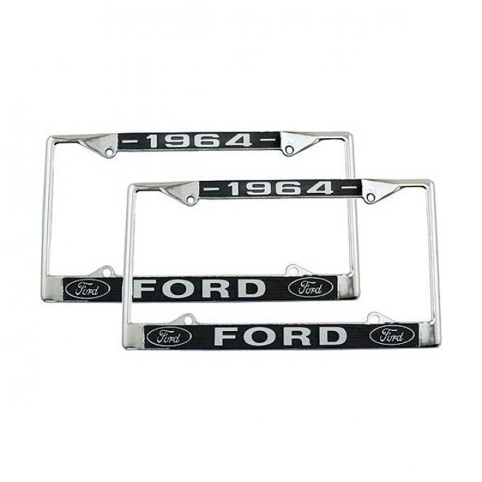 License Plate Frames - 1964 Ford
