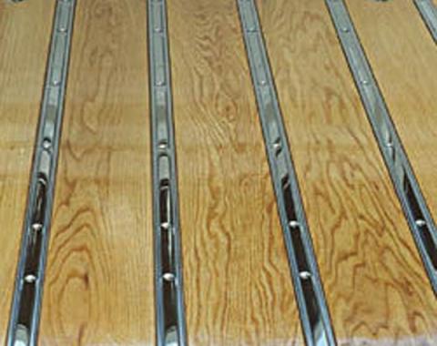 Ford Pickup Truck Bed Strip Set - Polished Stainless Steel - 7 Pieces - For Short, 6 1/2' Bed With No Holes