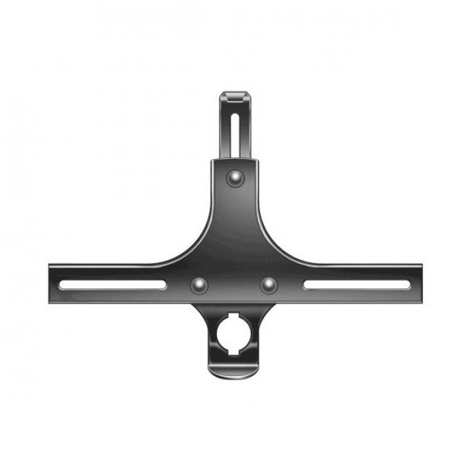 Front License Plate Bracket - Painted Black - Ford