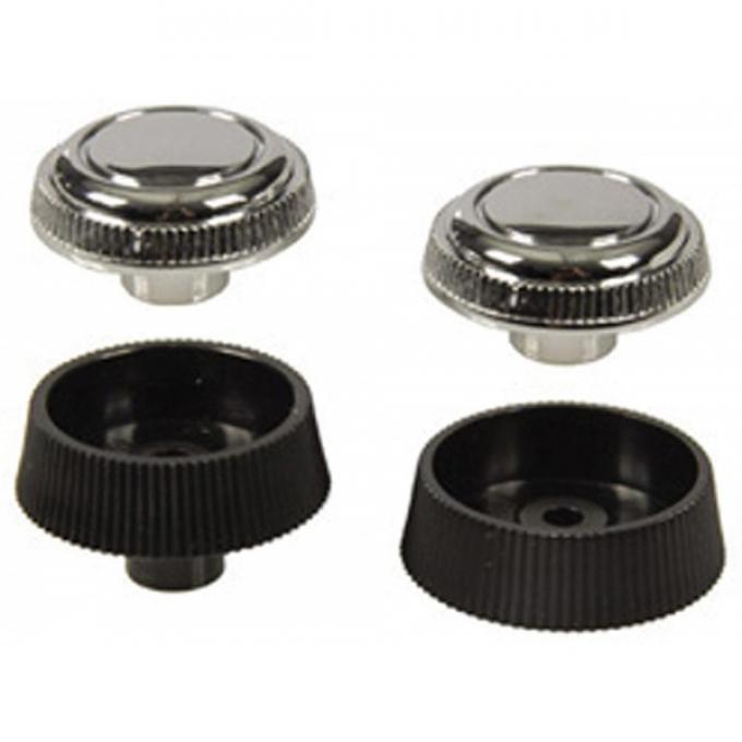 Camaro Radio Knob Set, For Cars With Mono Radio, 1967-1968