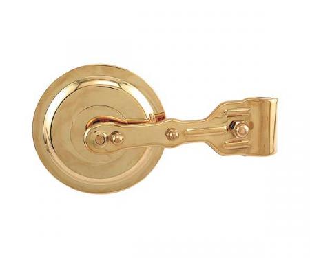 Model T Ford Outside Rear View Mirror - Brass - Round - ForOpen Cars Only