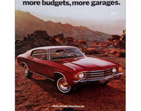 Chevelle Literature, Color Sales Brochure, 1972