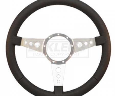 Nova And Chevy II Steering Wheel, Volante S9, Black Leather, 1962-1979