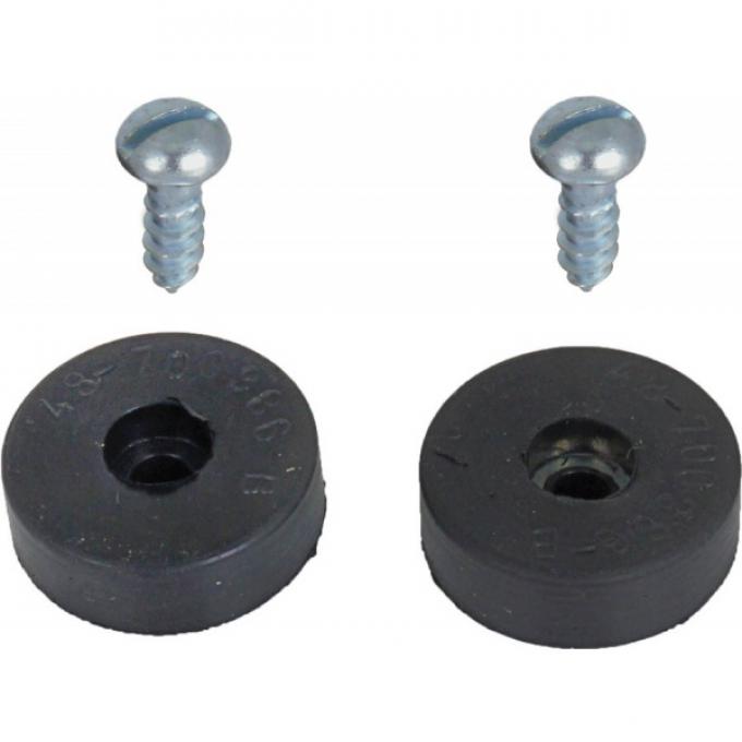 Pedal Arm Bumpers - Fit Under Wooden Floorboards - Ford