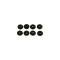 Camaro Side Marker Light Bezel Mounting Nut Set, 1968
