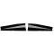 Full Size Chevy Core Support Filler Panels, Black Anodized, 1961