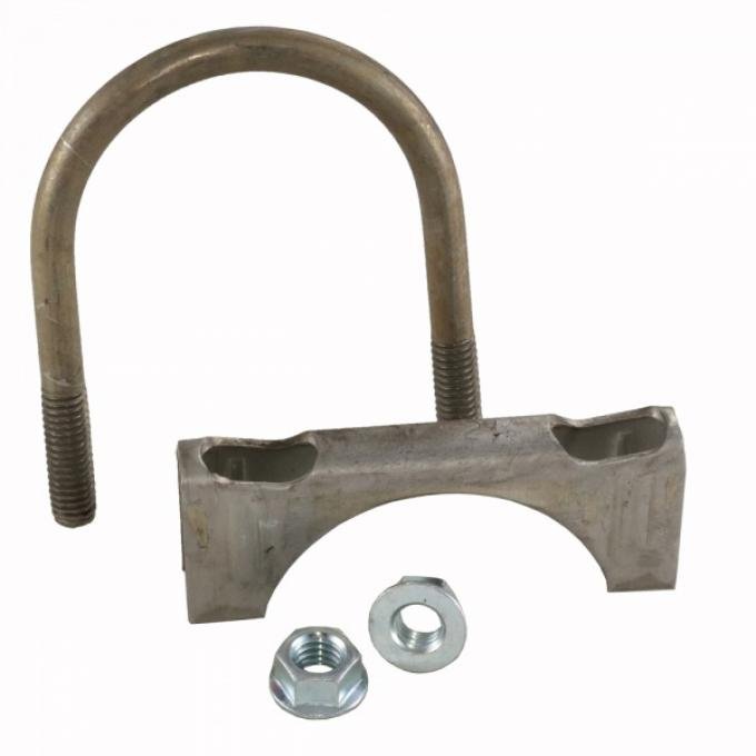 Corvette Exhaust Clamp, Stainless Steel, 2-1/2"
