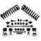 Chevy Front End Rebuild Kit, With Coil Springs & Factory Power Steering, 1955-1957