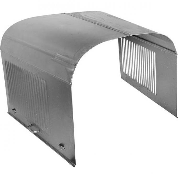 Model A Ford Hood - Complete - Steel - Includes Bead & Handles & Clips - Briggs Fordor & Murray Fordor & Cabriolet Only