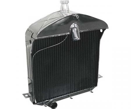 Model T Ford Radiator - Flat Tube Type - Low Style - Replacement Style - USA Made