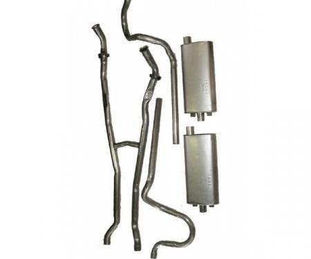 Exhaust System, 1.75 Pipe, Without Resonators, 62