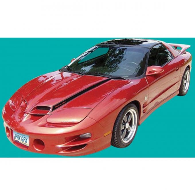 Firebird Decal Set, Trans Am, Gold, Ram Air On Hood 1998-2002