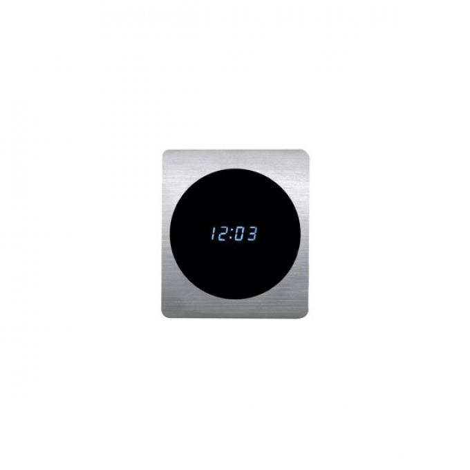 Ford Dakota Digital Aluminum Radio Panel With Chrome Clock,1940