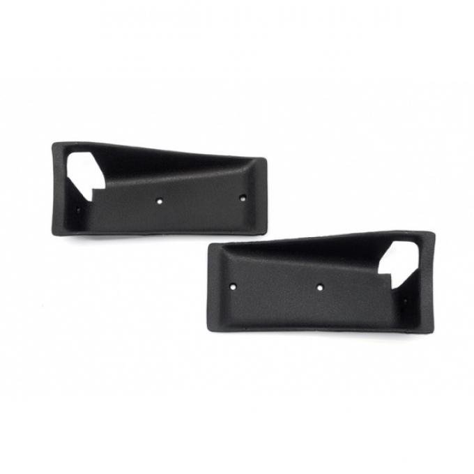 Camaro Door Panel Handle Plates, Deluxe Interior, Left & Right, 1968-1969