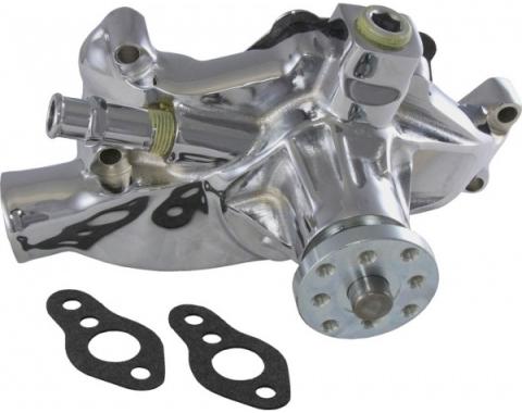 Corvette Water Pump, Small Block Chrome, 1971-1982