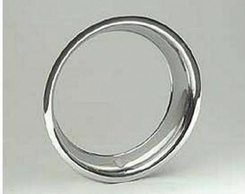 Full Size Chevy Rally Wheel Trim Rings, Chrome, 1958-1972