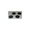 Chevy Upper Trunk Access Plug Set, 1955-1957