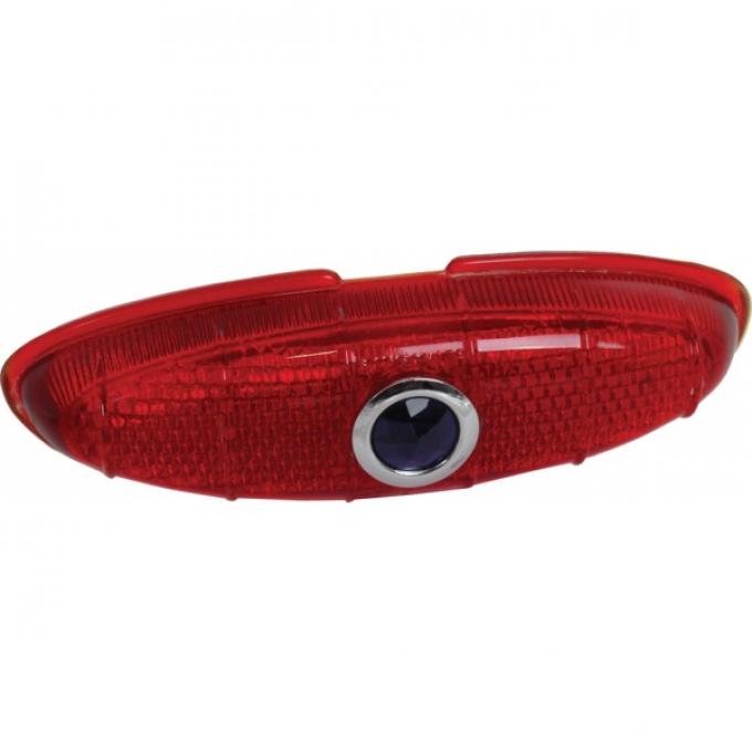 Tail Light Lens - Glass With Blue Dot - Ford Except StationWagon