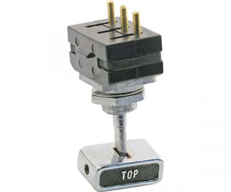 Daniel Carpenter Ford Mustang Convertible Power Top Switch - Includes Die-Cast Knob C9ZZ-15668
