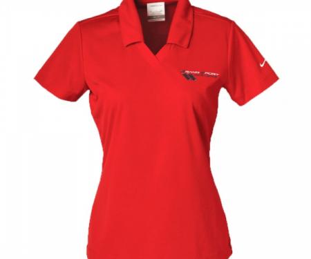 Corvette Grand Sport Ladies Nike Golf Shirt, Varsity Red