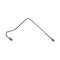 Ford Thunderbird Disc Brake Caliper Transfer Tube, Right, Plain Steel, 1965-66