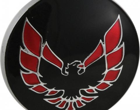 Firebird Wheel Center Cap Emblem, Red, 1977-1983