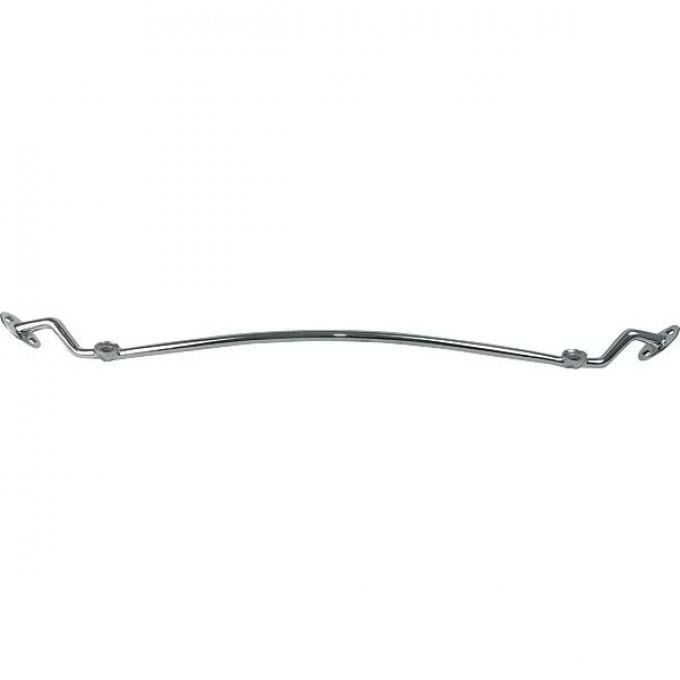Model A Ford Headlight Bar - Stainless Steel - Dropped Design From Original