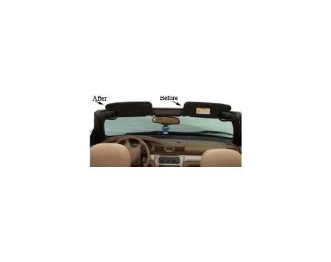 Corvette Sunvisor Label Covers, 1997-2004