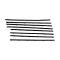 Belt Weatherstrip Kit - Doors and Rear Quarter Windows - 8 Pieces - 2 Door Sedan