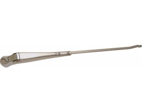 Ford Pickup Truck Windshield Wiper Arm - Wrist Type - Stainless Steel Body & Arm With Chrome Drive Housing - Right Or Left