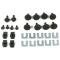 El Camino Fender Related Bolts 28 Piece Kit, 1968