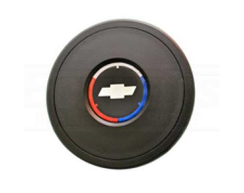 Camaro Steering Wheel Center Horn Cap, Volante S9, With Logo, 1967-2002