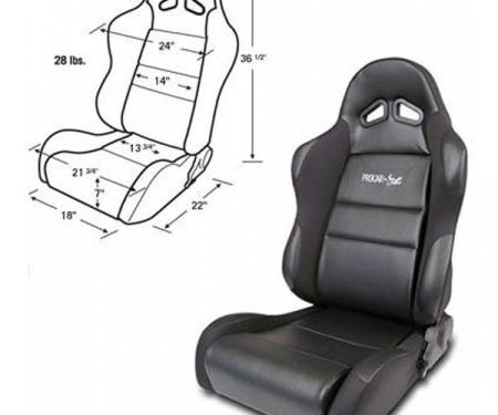 Firebird Bucket Seat, Sportsman Series, Right, 1967-1992