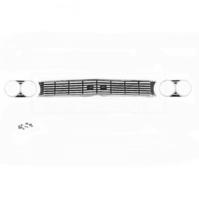 Chevelle Grille And Headlight Bezel Kit, Super Sport 396, 1966