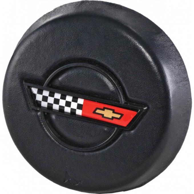 Corvette Horn Button, With Emblem, 1986-1989