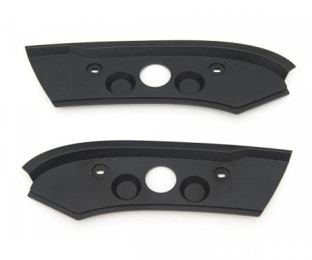 Corvette Roof Latch Trim Plate, Coupe, Late 1986-1988